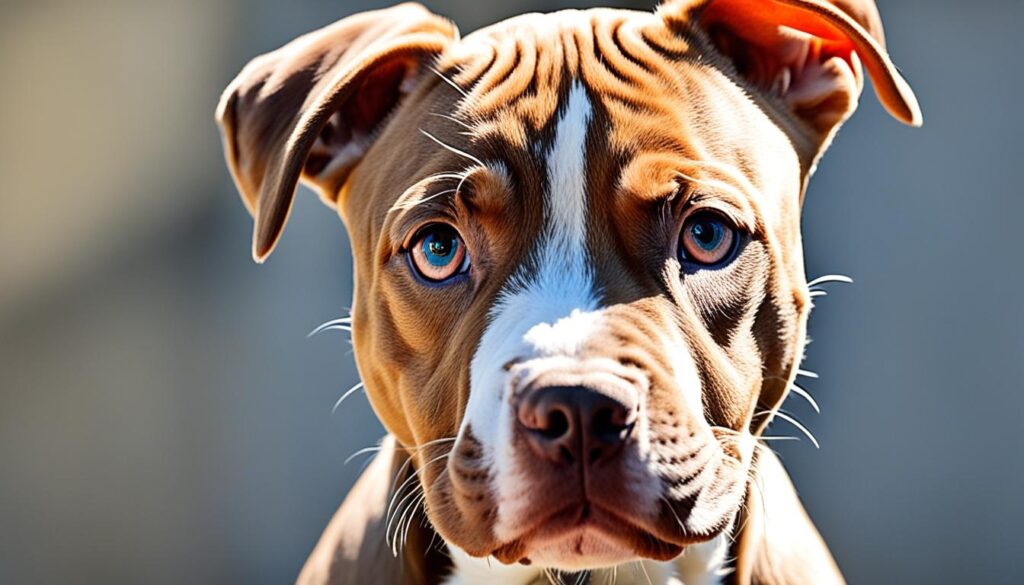 healthy red nose pitbull puppy